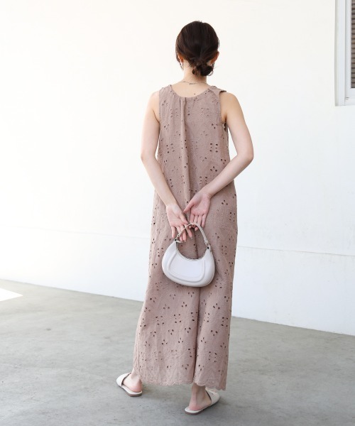 Bab(バブ)の「【S・Mサイズ展開】コットン刺繍ワンピース(ワンピース・レディース・ブラック/モカ/アイボリー・S/M)」の19枚目の写真