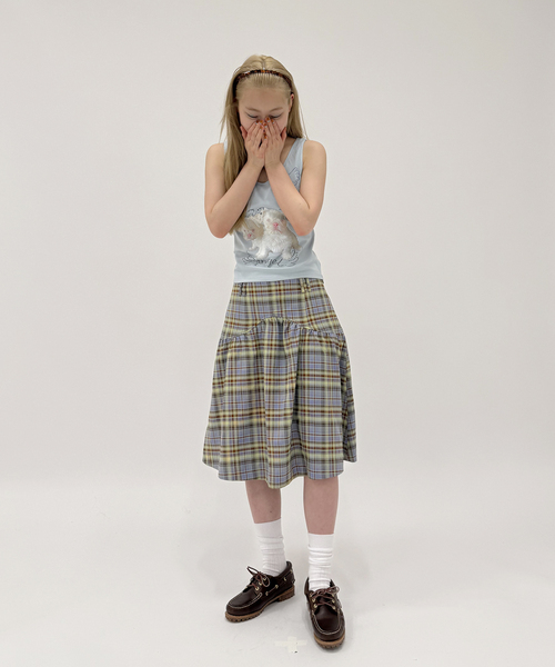 Oriens JOURNAL STANDARD（オリエンス ジャーナルスタンダード）の「【Mika.I×Oriens】プリントタンクトップ（タンクトップ・レディース・ホワイト/ブルー系その他/ピンク・FREE）」の22枚目の写真