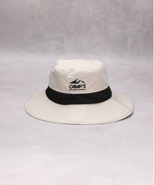 CAMP7（キャンプセブン）の「【CAMP7】サンシェード付きアドベンチャーハット（ハット・キッズ・ベージュ/ブラック・フリー）」の3枚目の写真