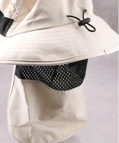 CAMP7（キャンプセブン）の「【CAMP7】サンシェード付きアドベンチャーハット（ハット・キッズ・ベージュ/ブラック・フリー）」の10枚目の写真