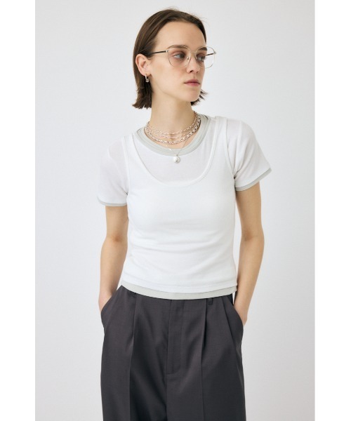 セール】LAYERED SET Tシャツ（Tシャツ/カットソー）｜MOUSSY