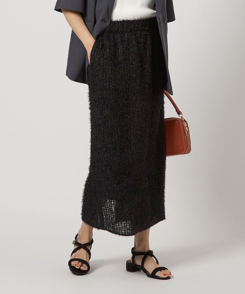 セール】フリンジ ジャカード タイト スカート（スカート）｜green