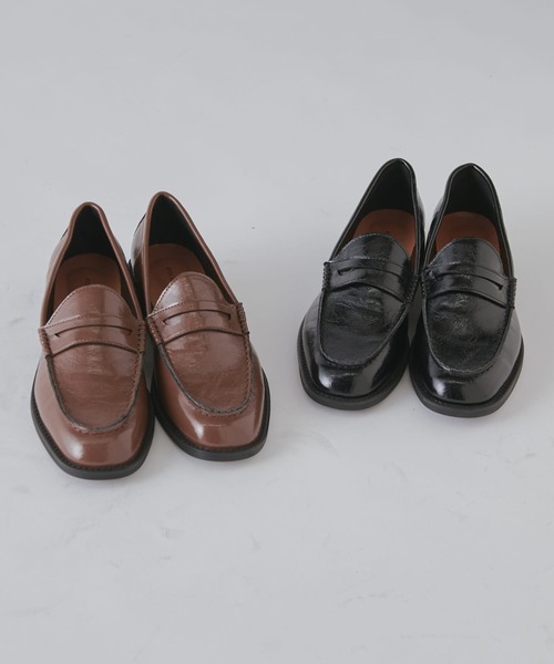 Lui's（ルイス）の「コインローファー（ローファー・レディース・ブラウン/ブラック・23.5/24.5）」の7枚目の写真