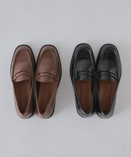 Lui's（ルイス）の「コインローファー（ローファー・レディース・ブラウン/ブラック・23.5/24.5）」の8枚目の写真