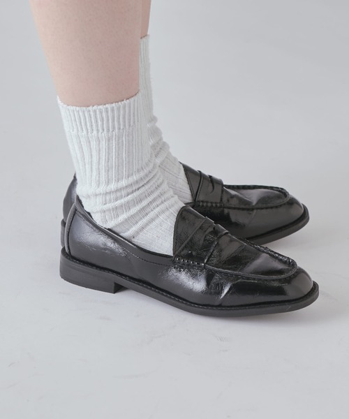 Lui's（ルイス）の「コインローファー（ローファー・レディース・ブラウン/ブラック・23.5/24.5）」の14枚目の写真