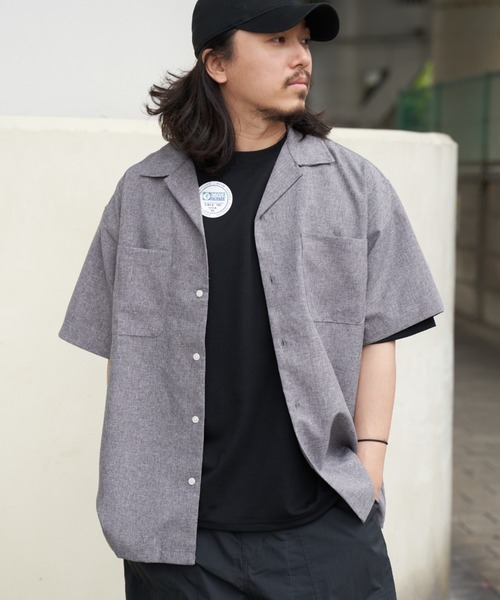 AMBIDEX Store recycleOX 数字刺繍 半袖シャツ(F コン): l