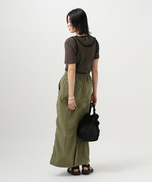 MILLER（ミラー）の「【MILLER(ミラー)】別注2PレイヤードT（Tシャツ/カットソー・レディース・オフホワイト/ブラウン・FREE）」の14枚目の写真