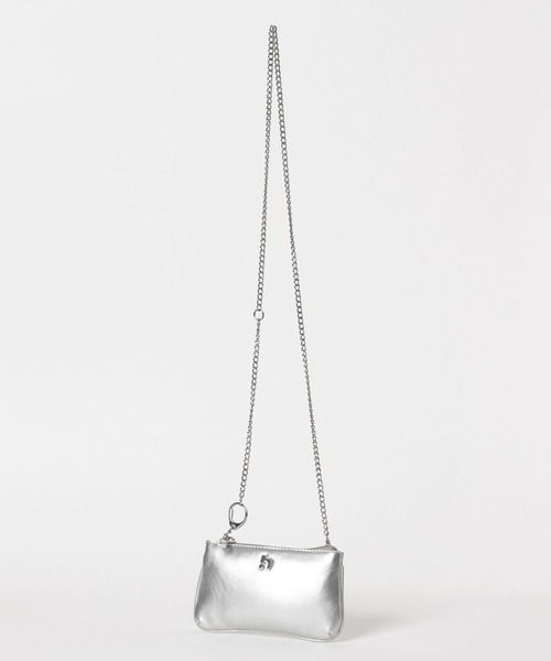 Heather（ヘザー）の「2WAYミニショルダーBAG　499151（ショルダーバッグ・レディース・シルバー/ブラック・ONE SIZE）」の2枚目の写真