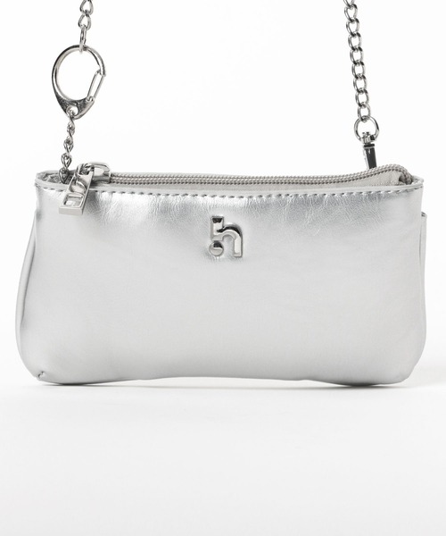 Heather（ヘザー）の「2WAYミニショルダーBAG　499151（ショルダーバッグ・レディース・シルバー/ブラック・ONE SIZE）」の13枚目の写真