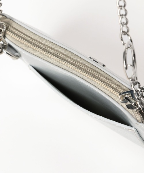 Heather（ヘザー）の「2WAYミニショルダーBAG　499151（ショルダーバッグ・レディース・シルバー/ブラック・ONE SIZE）」の19枚目の写真