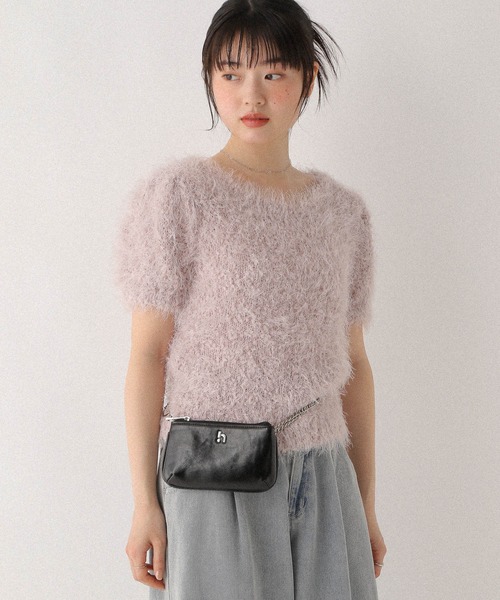 Heather（ヘザー）の「2WAYミニショルダーBAG　499151（ショルダーバッグ・レディース・シルバー/ブラック・ONE SIZE）」の3枚目の写真