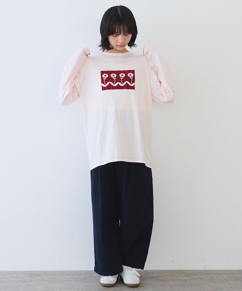 bulle de savon（ビュルデサボン）の「切り絵フロッキープリントT