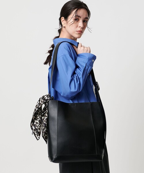 BEAUTY&YOUTH UNITED ARROWS（ビューティーアンドユースユナイテッドアローズ）の「ソフト ワイドベルト ビッグ ショルダーバッグ 2（ショルダーバッグ・レディース・ブラック/グレー/ブラウン・FREE）」の6枚目の写真