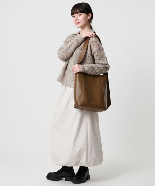 BEAUTY&YOUTH UNITED ARROWS（ビューティーアンドユースユナイテッドアローズ）の「ソフト ワイドベルト ビッグ ショルダーバッグ 2（ショルダーバッグ・レディース・ブラック/グレー/ブラウン・FREE）」の16枚目の写真