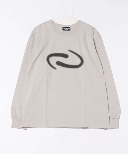 DAYDAY(デイデイ)の「スピンロゴ L/S Tシャツ(Tシャツ/カットソー・レディース・ネイビー/グレイッシュベージュ/ブラック・M/L/XL)」の5枚目の写真