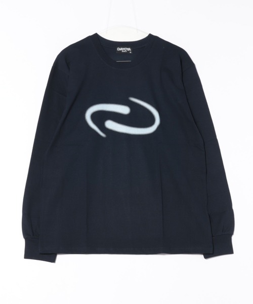 DAYDAY(デイデイ)の「スピンロゴ L/S Tシャツ(Tシャツ/カットソー・レディース・ネイビー/グレイッシュベージュ/ブラック・M/L/XL)」の7枚目の写真