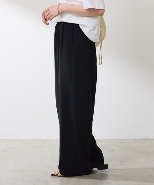 COLLAGE GALLARDAGALANTE(コラージュガリャルダガランテ)の「ジャージイージーパンツ/セットアップ可(その他パンツ・レディース・オフホワイト/ブラック・FREE)」の10枚目の写真