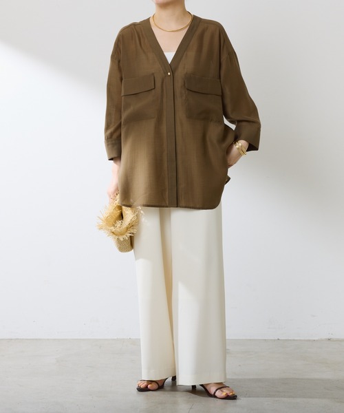 COLLAGE GALLARDAGALANTE(コラージュガリャルダガランテ)の「ジャージイージーパンツ/セットアップ可(その他パンツ・レディース・オフホワイト/ブラック・FREE)」の6枚目の写真