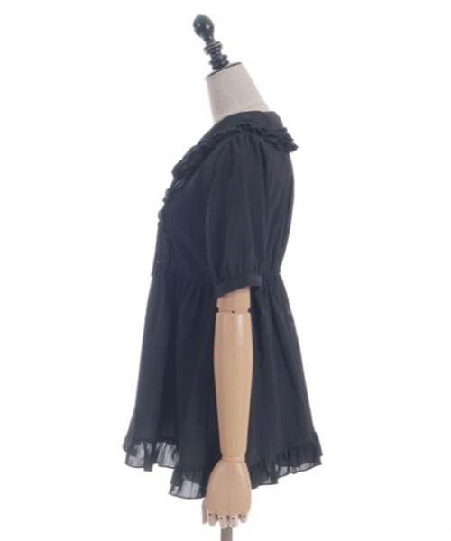 axes femme POETIQUE(アクシーズファムポエティック)の「トッピングリボンロングBL(シャツ/ブラウス・レディース・ブルー/ブラック/ピンク・MEDIUM)」の20枚目の写真