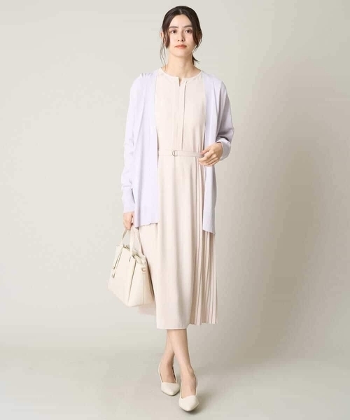 a.v.v（アーヴェヴェ）の「【UVカット】さらさらタッチミドル丈トッパーカーディガン（カーディガン/ボレロ・レディース・ブラック/ホワイト/ライトグレー・40/42/38/34/36）」の14枚目の写真