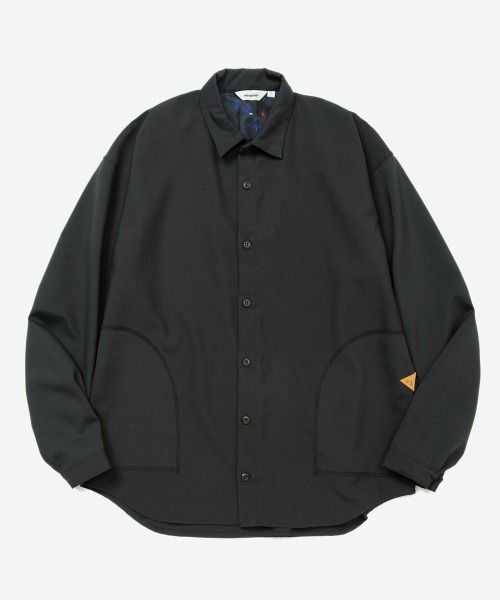 rehacer（レアセル）の「rehacer : Mellow Over Shirt / メローオーバーシャツ（シャツ/ブラウス・メンズ・ネイビー/ブラウン/ブラック・X-LARGE/SMALL/MEDIUM/LARGE）」の10枚目の写真