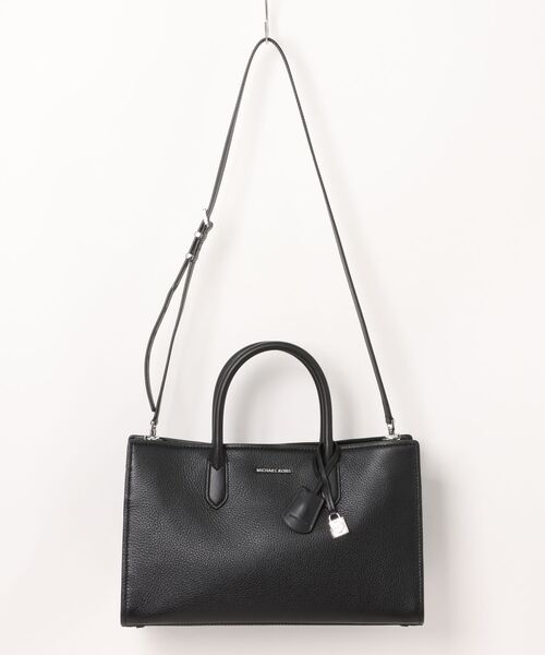 MICHAEL KORS 黒 レザーハンドバッグ MICHAEL KORS - MICHAELKORS バッグ 黒 未使用の通販 by ☆ tc
