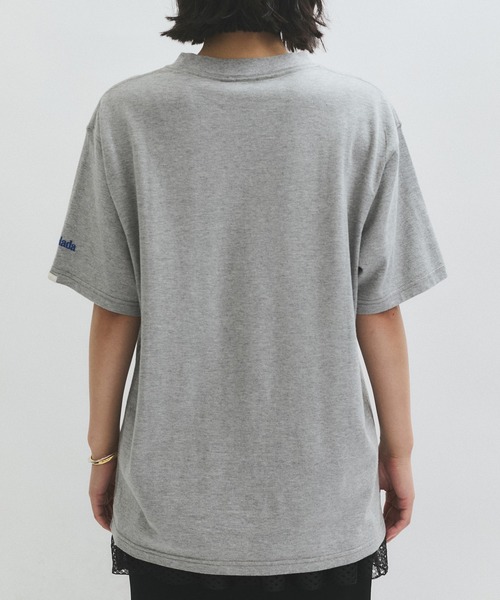アダムエロペ　Oblada(オブラダ)別注 MAN OF EFFORT TEE ADAM ET ROPE' tシャツ 「Oblada(オブラダ)」別注 MAN OF EFFORT