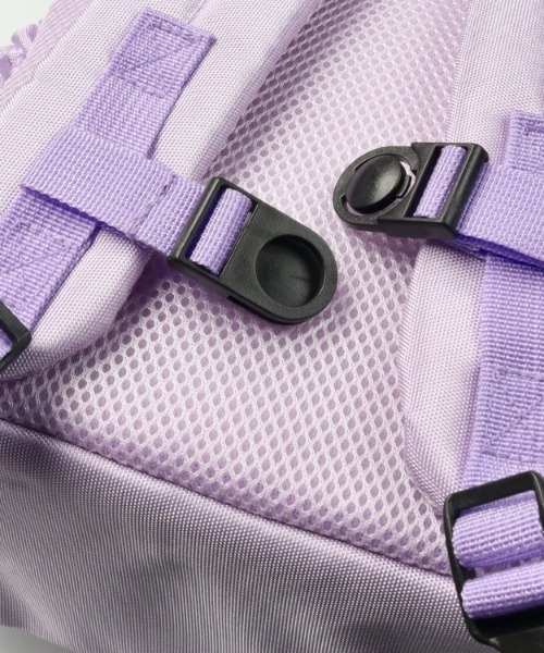 Kids Foret(キッズフォーレ)の「くま耳付き推し活リュック(バックパック/リュック・キッズ・ブラック/ラベンダー・M/L)」の7枚目の写真