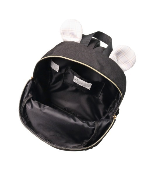 Kids Foret(キッズフォーレ)の「くま耳付き推し活リュック(バックパック/リュック・キッズ・ブラック/ラベンダー・M/L)」の19枚目の写真