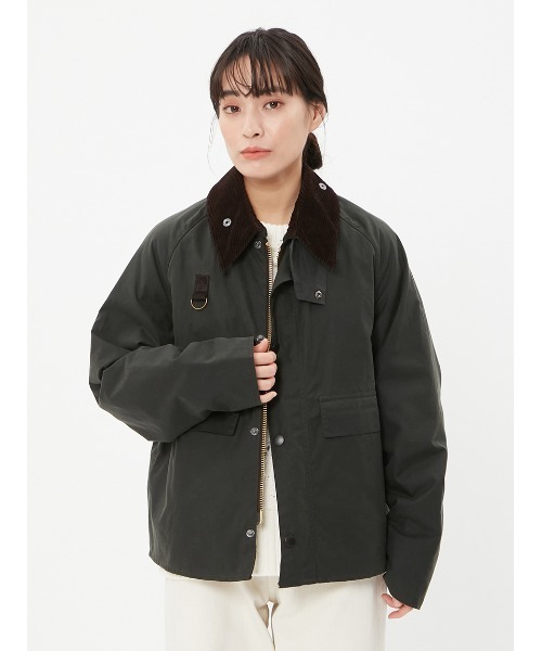 SPEY / スペイ】ワックス ショート ジャケット（ブルゾン）｜Barbour
