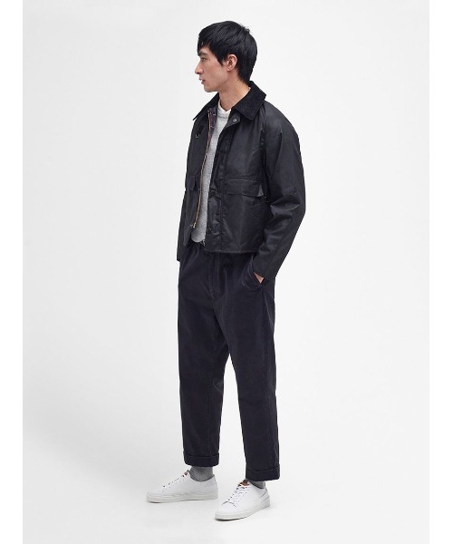 Barbour（バブアー）の「【SPEY / スペイ】ワックス ショート ジャケット（ブルゾン・メンズ・ブラック/グリーン/オリーブ/ライトブルー・X-LARGE/LARGE/MEDIUM/SMALL/X-SMALL）」の20枚目の写真