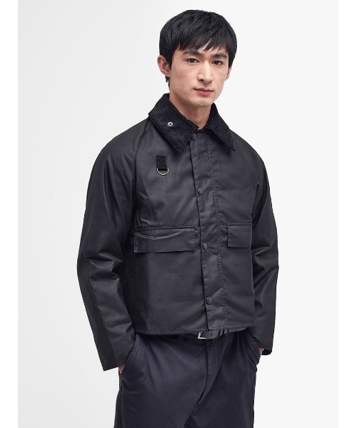 (美品)Barbourスペイ　ワックス ショート ジャケット SPEY / スペイ】ワックス ショート ジャケット（ユニセックス