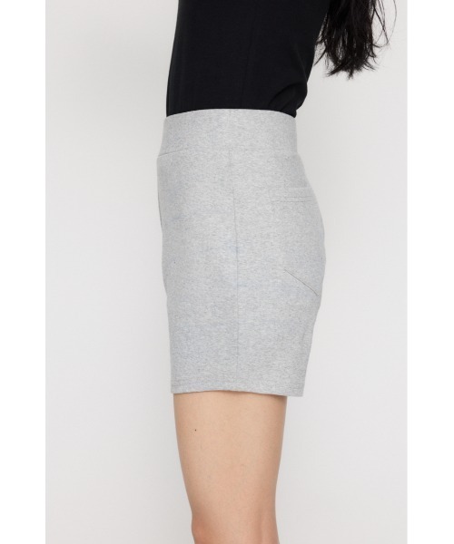 LAGUA GEM（ラグアジェム）の「COMPACT CUT ショートパンツ（その他パンツ・レディース・ブラック/杢グレー・MEDIUM/SMALL）」の8枚目の写真