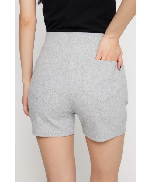 LAGUA GEM（ラグアジェム）の「COMPACT CUT ショートパンツ（その他パンツ・レディース・ブラック/杢グレー・MEDIUM/SMALL）」の10枚目の写真