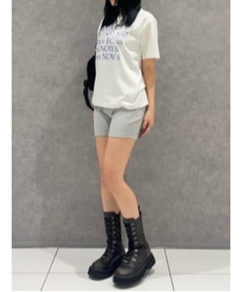 LAGUA GEM（ラグアジェム）の「COMPACT CUT ショートパンツ（その他パンツ・レディース・ブラック/杢グレー・MEDIUM/SMALL）」の11枚目の写真