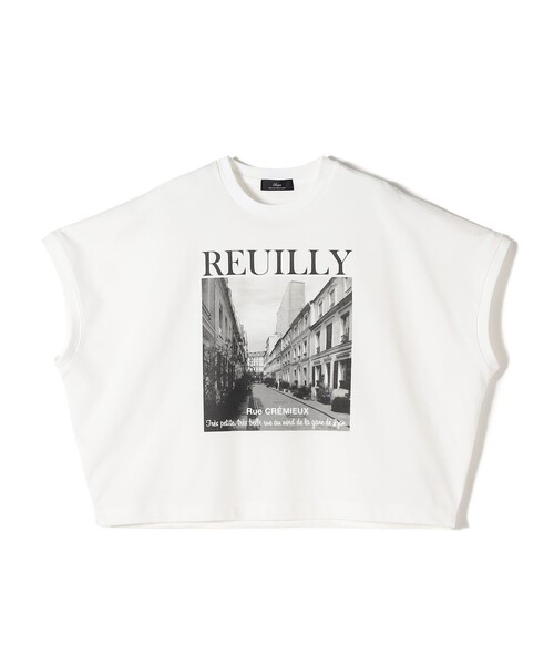SHIPS(シップス)の「SHIPS Primary Navy Label:PHOTO プリント ジャージー プルオーバー(Tシャツ/カットソー・レディース・ライトホワイト/ホワイト・ONE SIZE)」の2枚目の写真