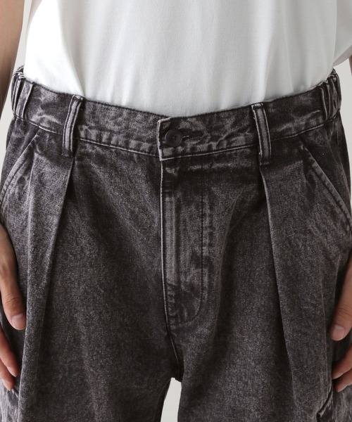 RAGEBLUE（レイジブルー）の「ヴィンテージライク/デニムバギーカーゴパンツ（デニムパンツ・メンズ・ネイビー/ダークグレー/ブルー・MEDIUM/SMALL/LARGE）」の9枚目の写真