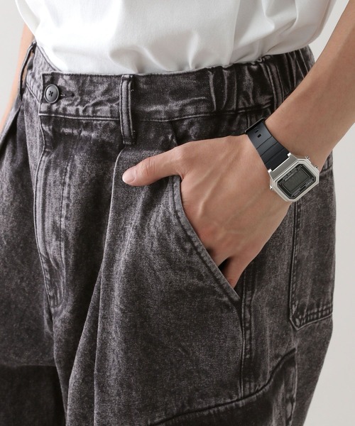 RAGEBLUE（レイジブルー）の「ヴィンテージライク/デニムバギーカーゴパンツ（デニムパンツ・メンズ・ネイビー/ダークグレー/ブルー・MEDIUM/SMALL/LARGE）」の10枚目の写真