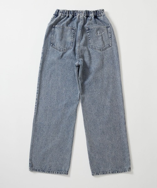 chum】ハート刺繍 着映え デニムパンツ（デニムパンツ）｜chum by