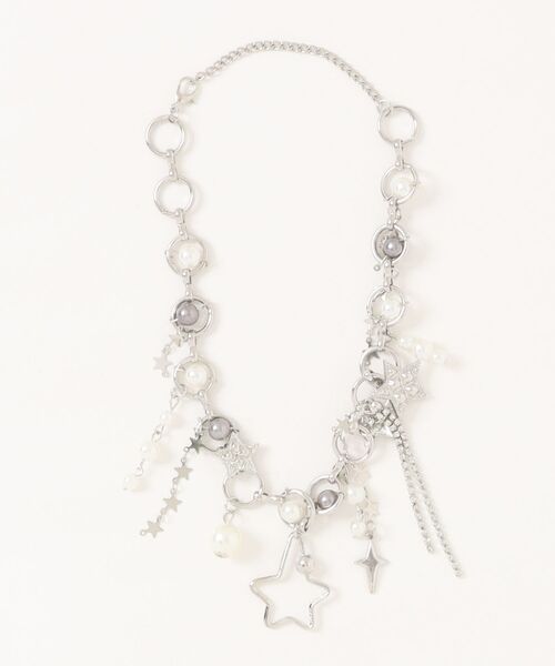 HALEY PESCA（ヘーリーペスカ）の「HALEY PESCA/スター×パール　ボリュームネックレス（ネックレス・レディース・シルバー・FREE）」の5枚目の写真