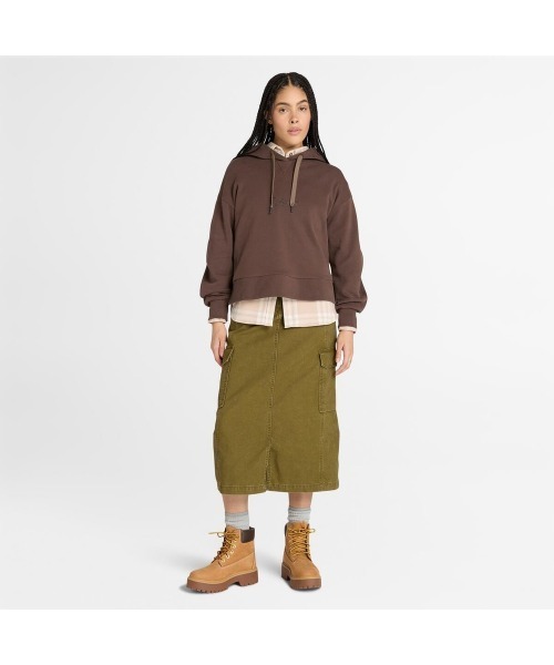 Timberland（ティンバーランド）の「ミッドウェイト フランネルチェック シャツ レディース（シャツ/ブラウス・レディース・ライトピンク・LARGE/X-SMALL/X-LARGE/SMALL/MEDIUM）」の2枚目の写真