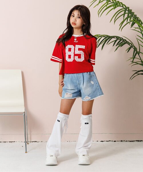 algy(アルジー)の「グランジショーパン(その他パンツ・キッズ・サックスブルー/ブラック・SMALL/MEDIUM/X-SMALL/XX-SMALL)」の5枚目の写真