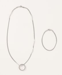 ブレスレット ネックレス リング セット」に該当するレディースの