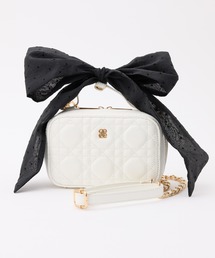 one after another NICE CLAUP | 【Mode Ribbon Collection】リボン×キルティングミニスクエアバッグ(ショルダーバッグ)