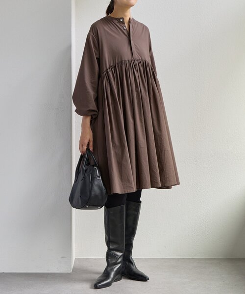 セール】ギャザーチュニック（シャツ/ブラウス）｜BEARDSLEY