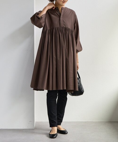 セール】ギャザーチュニック（シャツ/ブラウス）｜BEARDSLEY