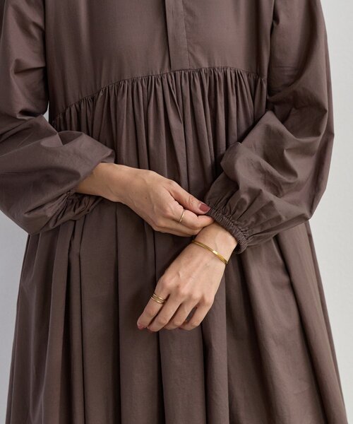 ビアズリー購入　ギャザーチュニック BEARDSLEY / ビアズリー ギャザーチュニックブラウス