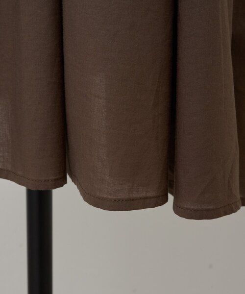 BEARDSLEY（ビアズリー）の「ギャザーチュニック（シャツ/ブラウス・レディース・ブラウン・FREE）」の12枚目の写真