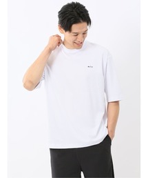 【綿100%】m.f.エディトリアル メンズ ロゴ刺繍 クルーネック 半袖 Tシャツ