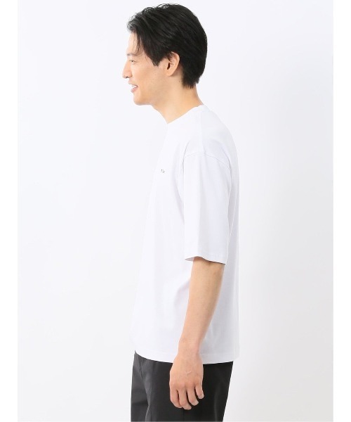 m.f.editorial(エムエフエディトリアル)の「【綿100%】m.f.エディトリアル メンズ ロゴ刺繍 クルーネック 半袖 Tシャツ(Tシャツ/カットソー・メンズ・ホワイト/ライトグレー/ピンク系その他/ブルー・LARGE/MEDIUM)」の15枚目の写真